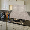 Pebble Interlocking 12"x13.25" Glossy Glass Patterned Look Wall Tile - MSI Collection product shot tile view