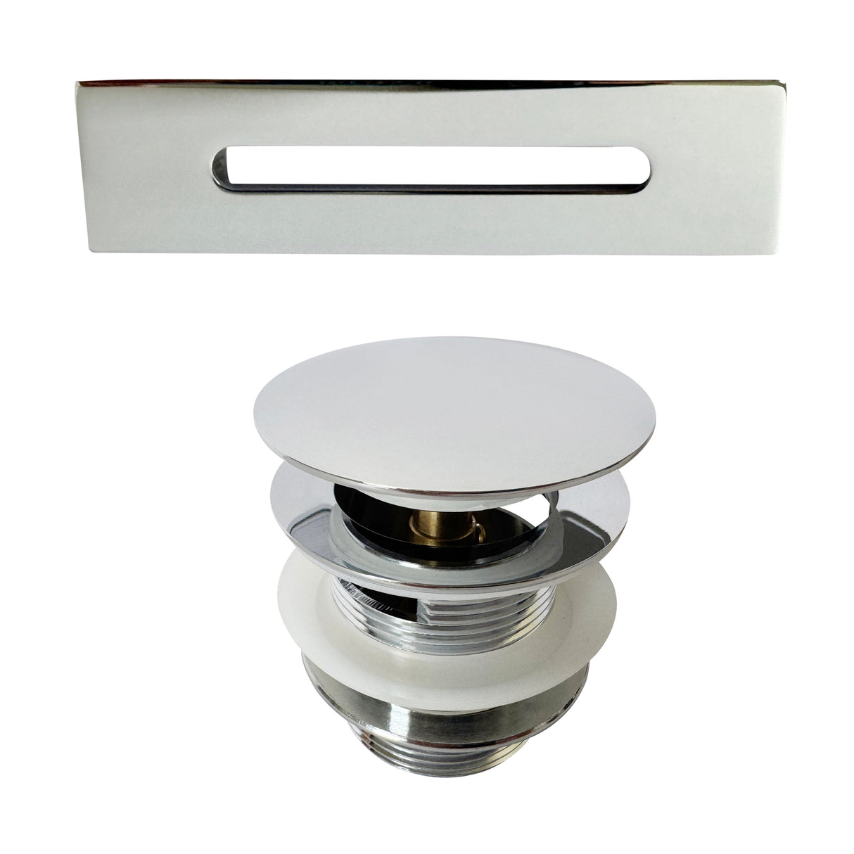 Nouri 66" Acrylic Freestanding Tub with Integral Drain in Light Grey