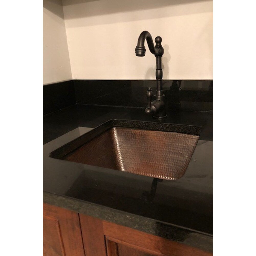Premier Copper Products Single Handle Bar or Vessel Filler Faucet in Oil Rubbed Bronze (B-BV01ORB)