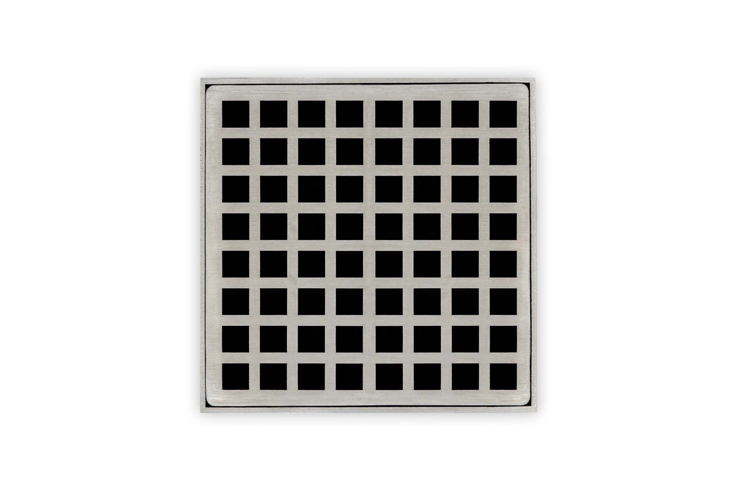 Infinity Drain Q 5 5” Strainer - Squares Pattern & 2" Throat for Q 5, QD 5, QDB 5
