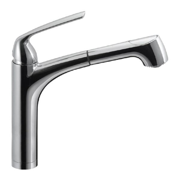Hamat -  QUPO-2000 PC - Quantum Medium Dual Function Pull Out Kitchen Faucet in Polished Chrome