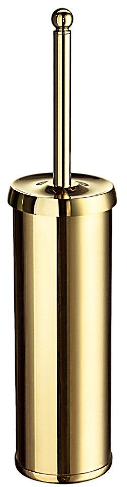 Smedbo Villa Toilet Brush in Polished Brass/Plastic Insert