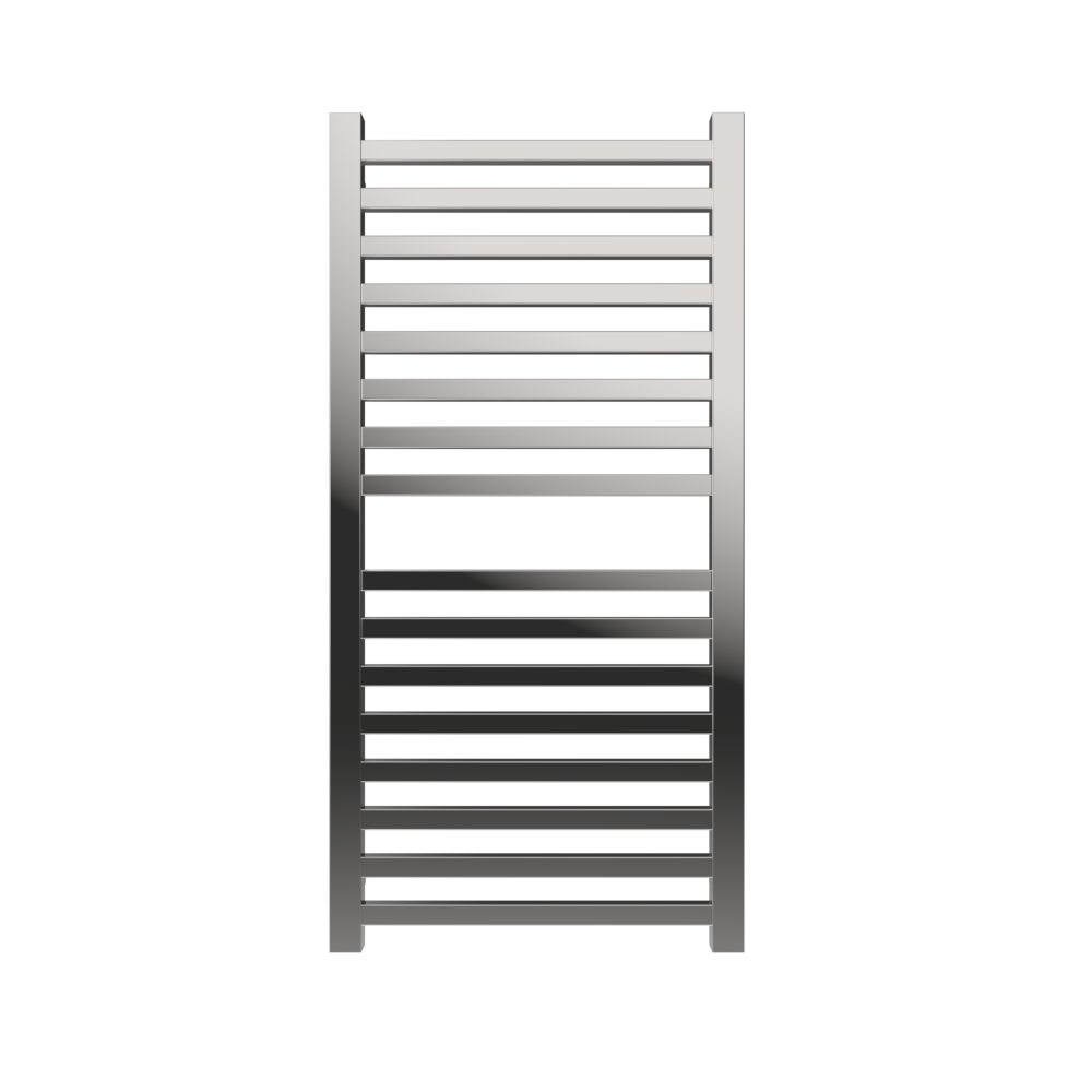 Amba Products Q2142P Quadro 16-Bar Hardwired Towel Warmer - 4.375 x 21.25 x 42.625 in. - Polished Finish