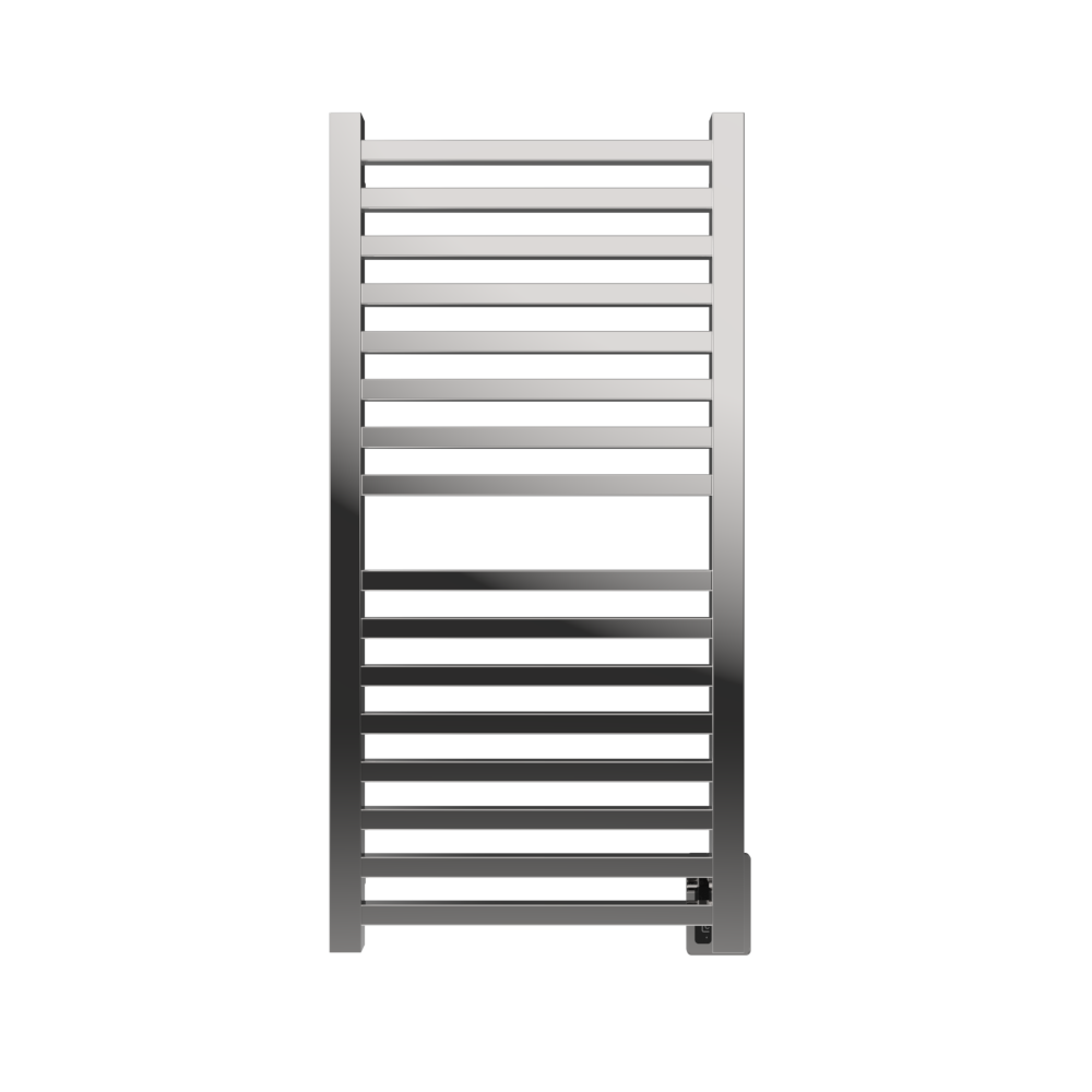 Amba Products Q2142P Quadro 16-Bar Hardwired Towel Warmer - 4.375 x 21.25 x 42.625 in. - Polished Finish