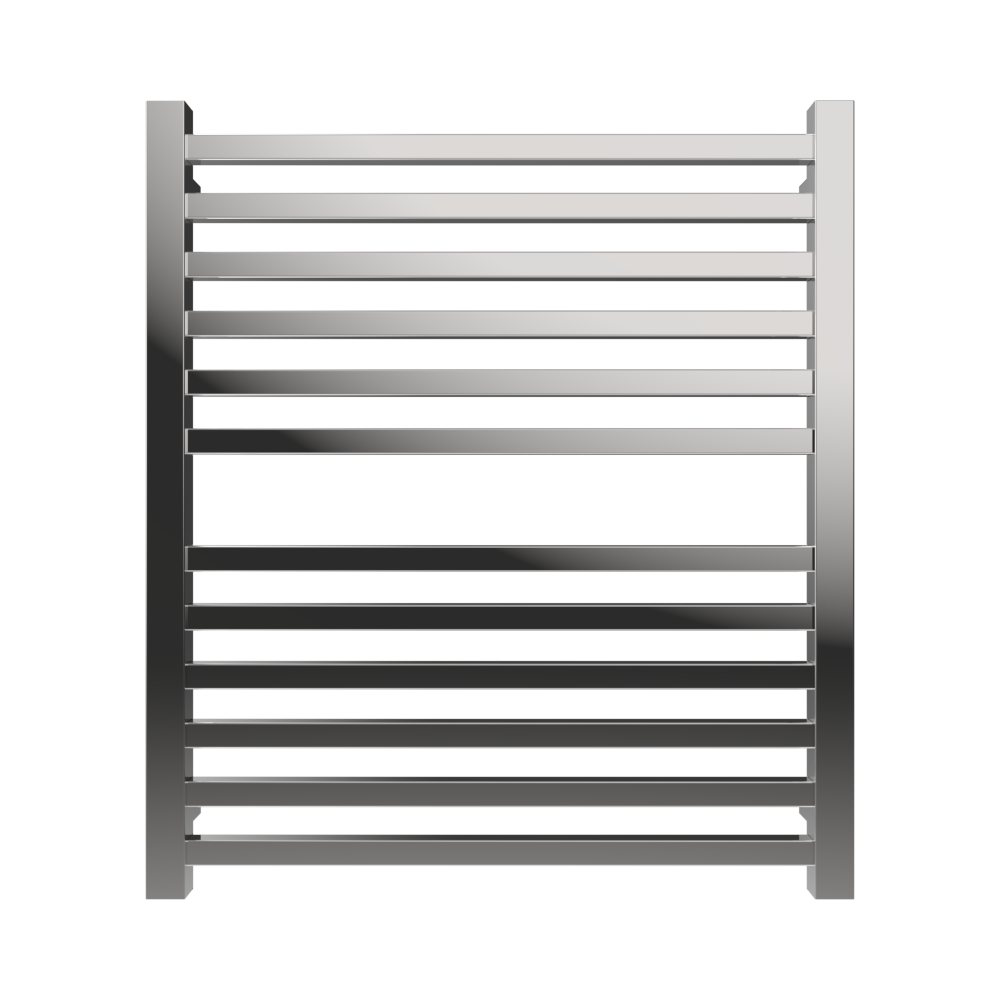 Amba Products Q2932P Quadro 12-Bar Hardwired Towel Warmer - 4.375 x 29.125 x 33.125 in. - Polished Finish