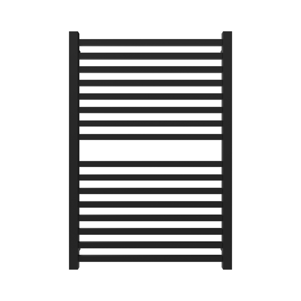 Amba Products Q2942MB Quadro 16-Bar Hardwired Towel Warmer - 4.375 x 29.125 x 42.625 in. - Matte Black Finish