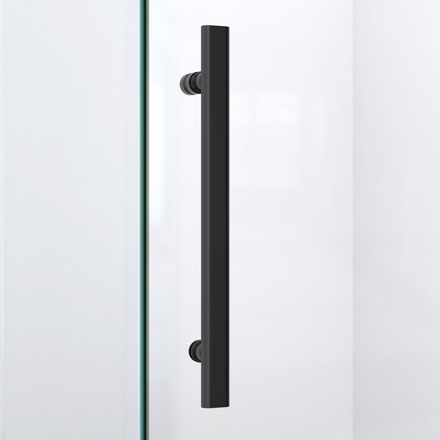 DreamLine Prism Lux 38 in. x 72 in. Fully Frameless Neo-Angle Hinged Shower Enclosure in Satin Black