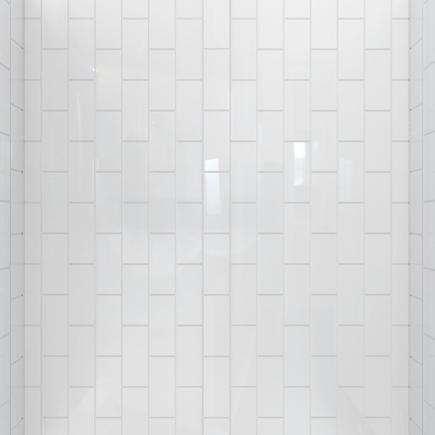 DreamLine QWALL-VS 41-1/2 in. W x 41-1/2 in. D x 76 in. H Acrylic Corner Wall Kit in White