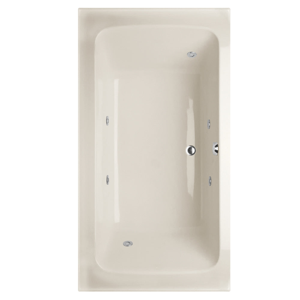 Hydro Systems RAC7236AWP-BON RACHAEL 7236 AC W/WHIRLPOOL SYSTEM-BONE