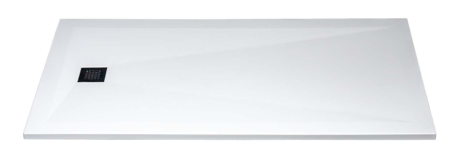 Americh RC6032ED-MW 32" x 60" ROC SS End Drain Shower Base - Matte White
