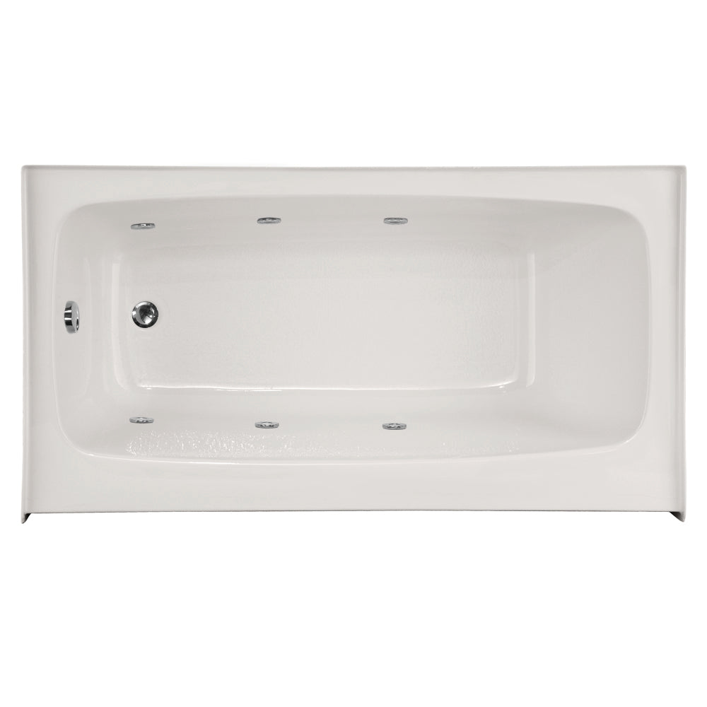 Hydro Systems REG6032AWP-BON-LH REGAN 6032 AC W/WHIRLPOOL SYSTEM-BONE-LEFT HAND