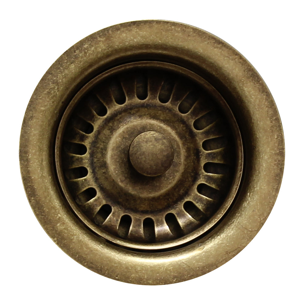 3 1/2" Basket Strainer for Deep Fireclay Application