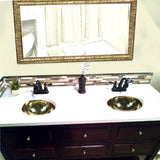 Nantucket Sinks' ROB-OF - 13 Inch Hand Hammered Brass Round Undermount Bathroom Sink, Brass With Overflow