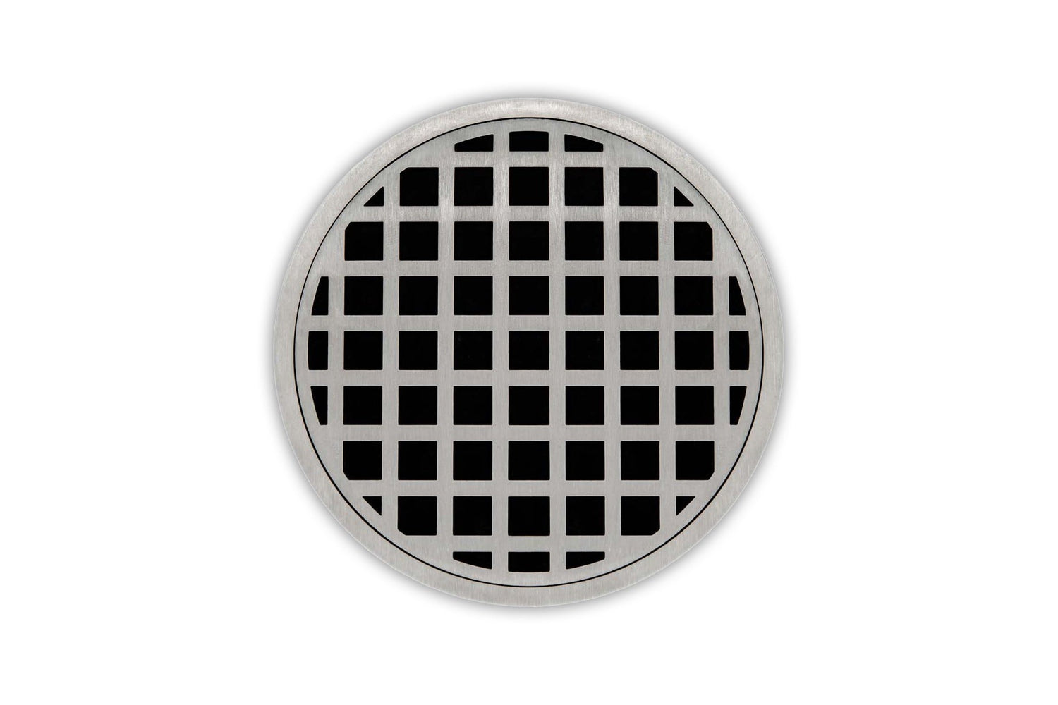Infinity Drain RQ 5 5” Strainer - Squares Pattern & 2" Throat for RQ 5, RQD 5, RQDB 5