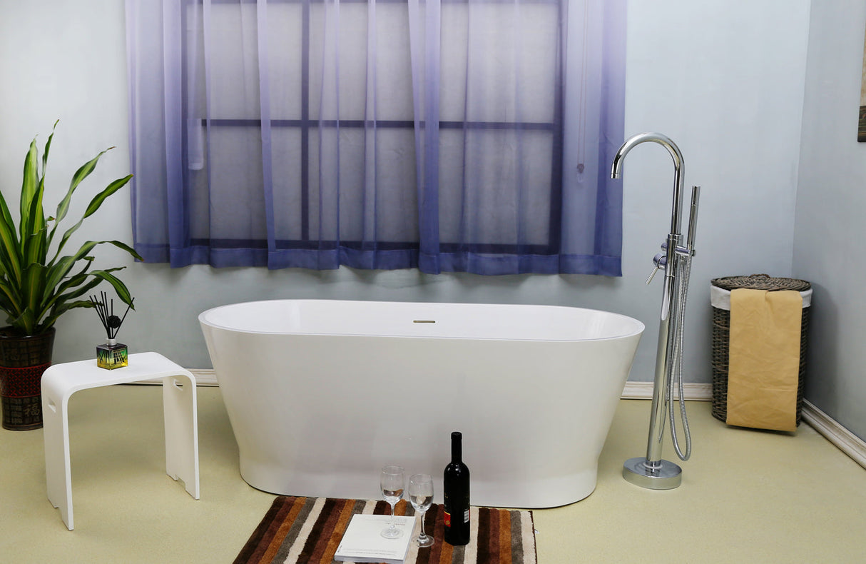 Orfeo 59" BARstone Freestanding Tub