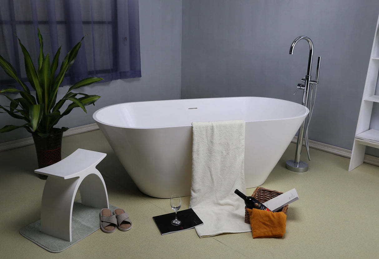 Nishi 68" BARstone Freestanding Tub