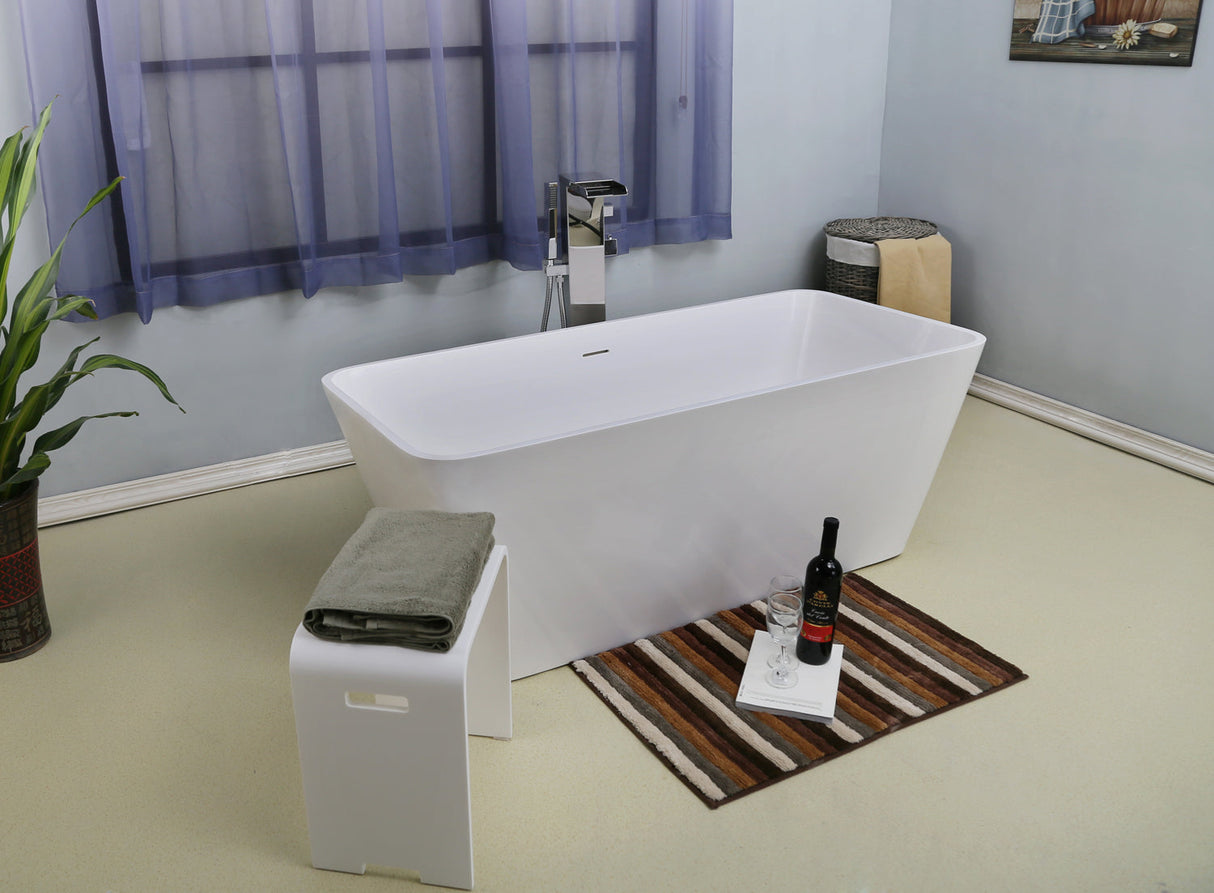 Romo 59" BARstone Freestanding Tub