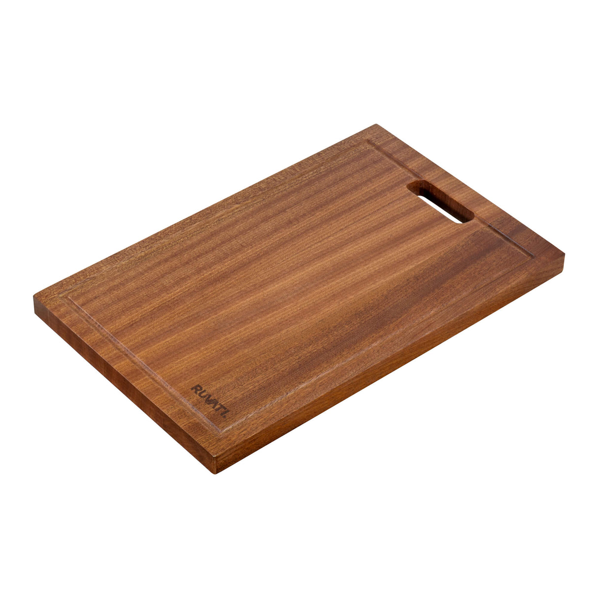 Ruvati 17 x 11 inch LedgeFit Solid Wood Replacement Cutting Board for Ruvati Workstation Sinks - RVA1217