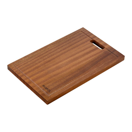 Ruvati 17 x 11 inch LedgeFit Solid Wood Replacement Cutting Board for Ruvati Workstation Sinks - RVA1217