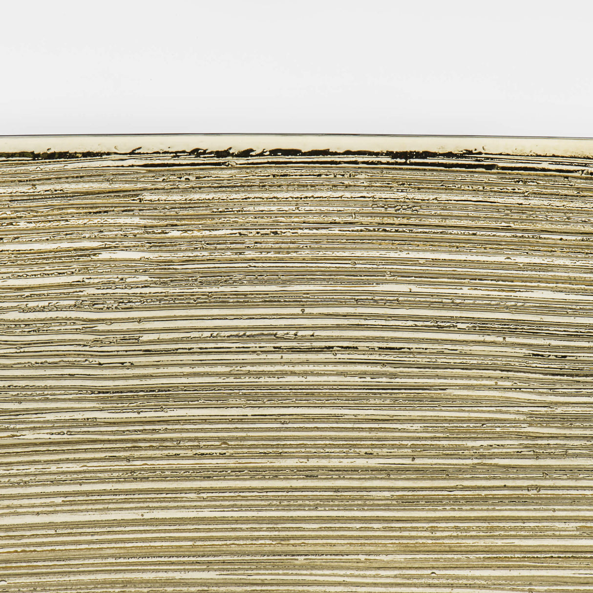 Ruvati 20 x 16 inch Bathroom Vessel Sink Gold Decorative Art Above Vanity Counter White Ceramic - RVB2016WG