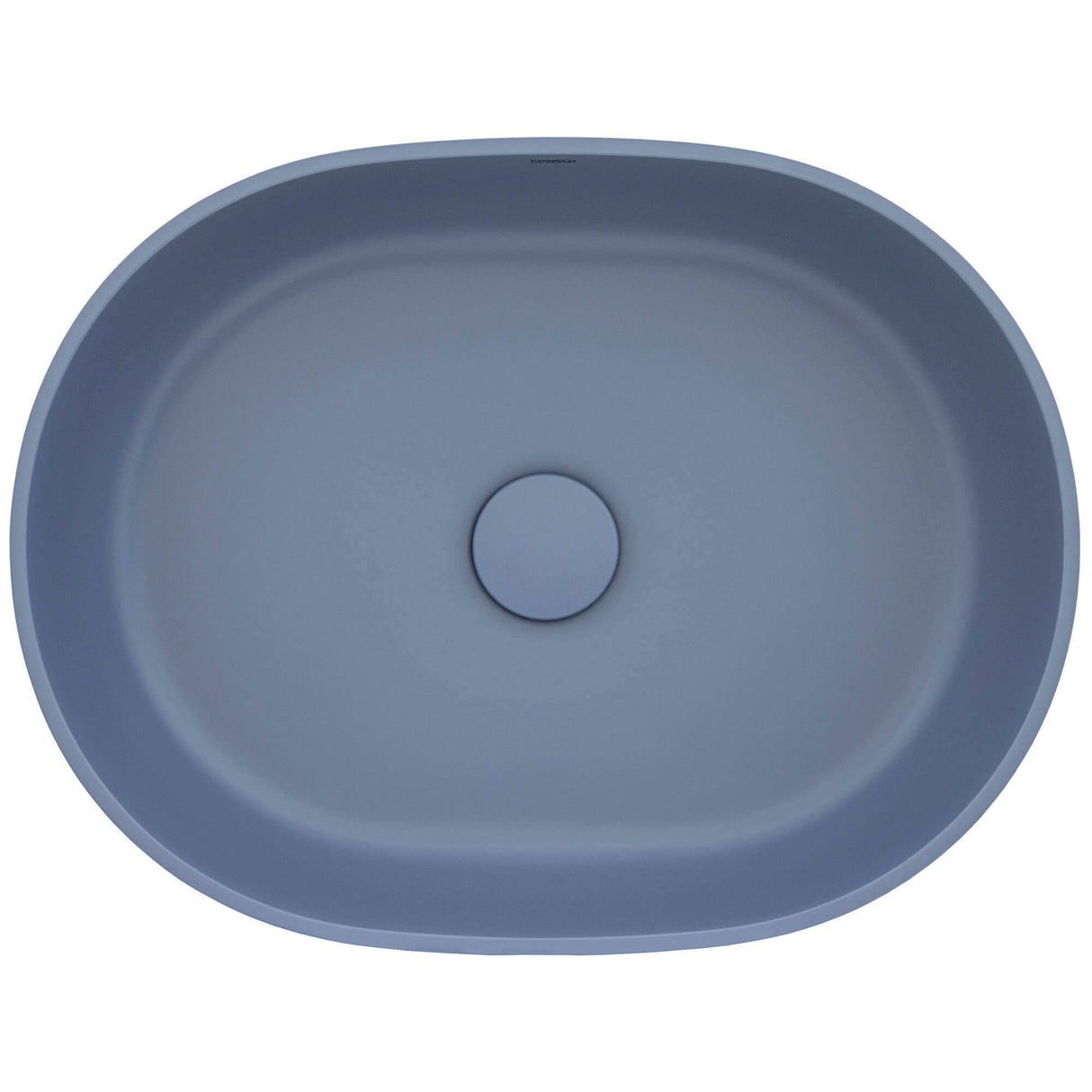 Ruvati 19-inch Pacific Blue epiStone Solid Surface Modern Bathroom Vessel Sink - RVB2119LE