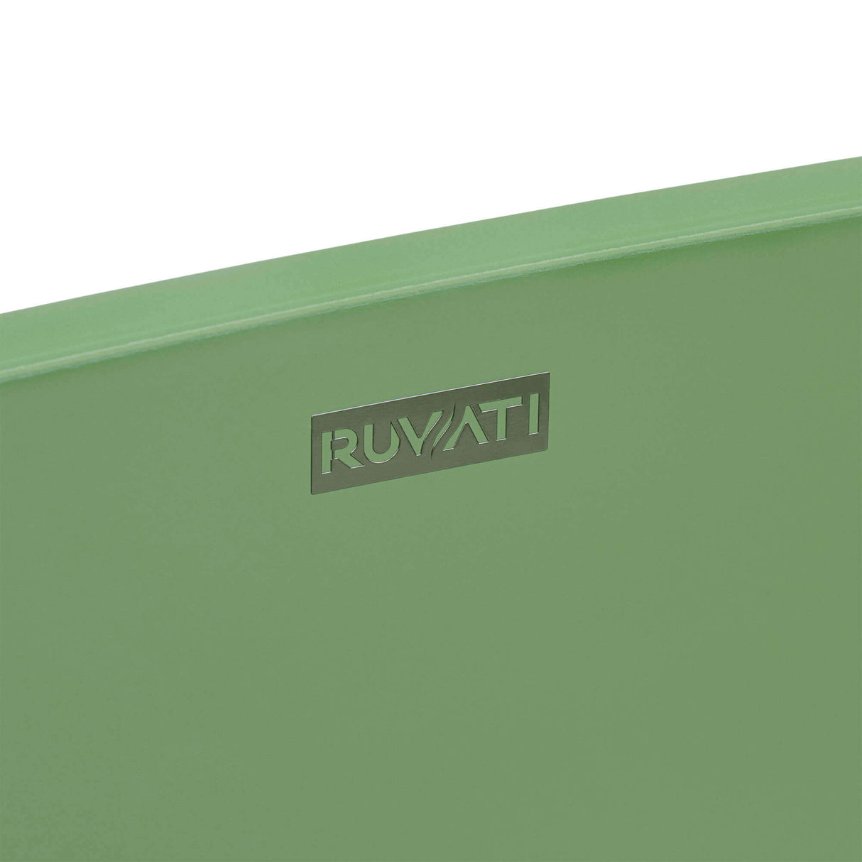 Ruvati 19-inch Avocado Lime Green epiStone Solid Surface Bathroom Vessel Sink - RVB2119GN