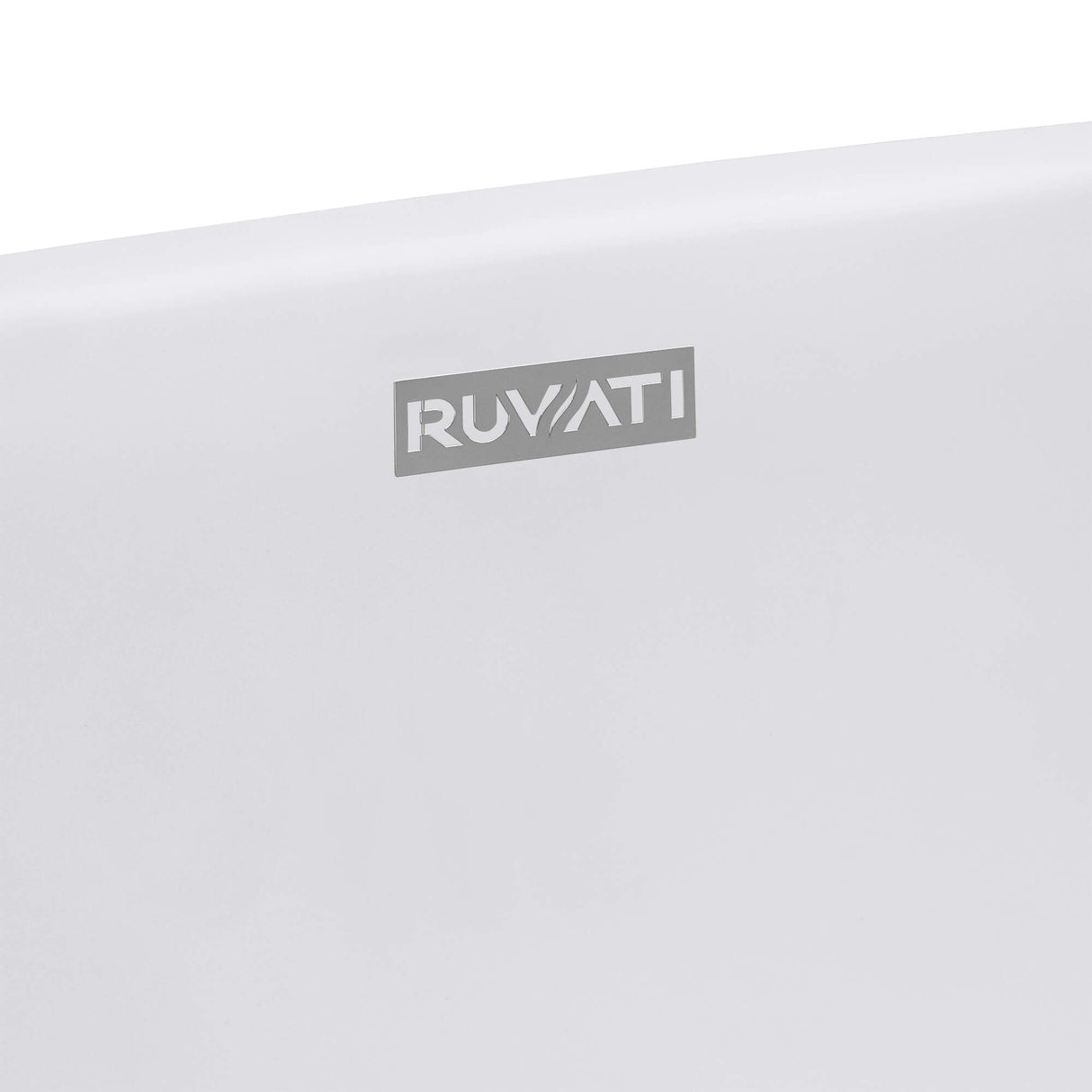 Ruvati 19-inch Matte White epiStone Solid Surface Modern Bathroom Vessel Sink - RVB2119WH