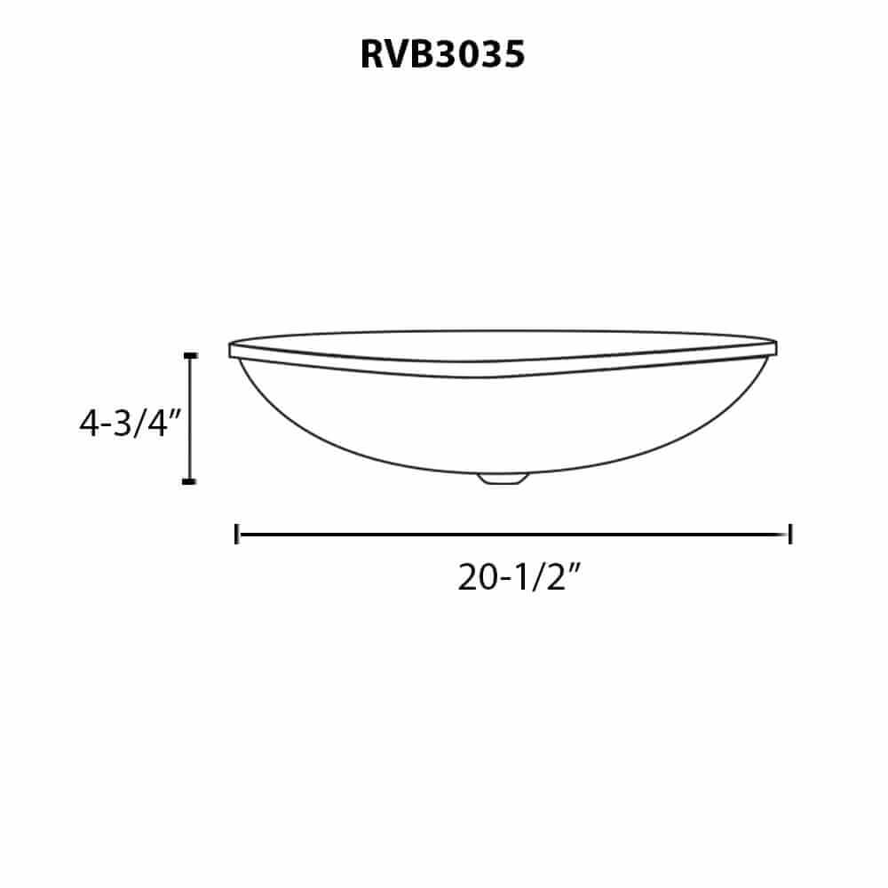 Ruvati 20 inch Murano Glass Art Drop In Round Decorative Pattern Bathroom Sink - Spira Luxe Pearl White - RVB3035