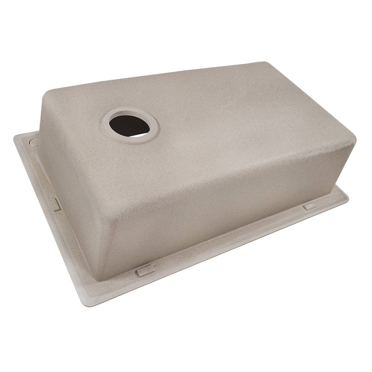 Ruvati 33 x 22 inch epiGranite Drop-in Topmount Granite Composite Single Bowl Kitchen Sink - Caribbean Sand - RVG1033CS