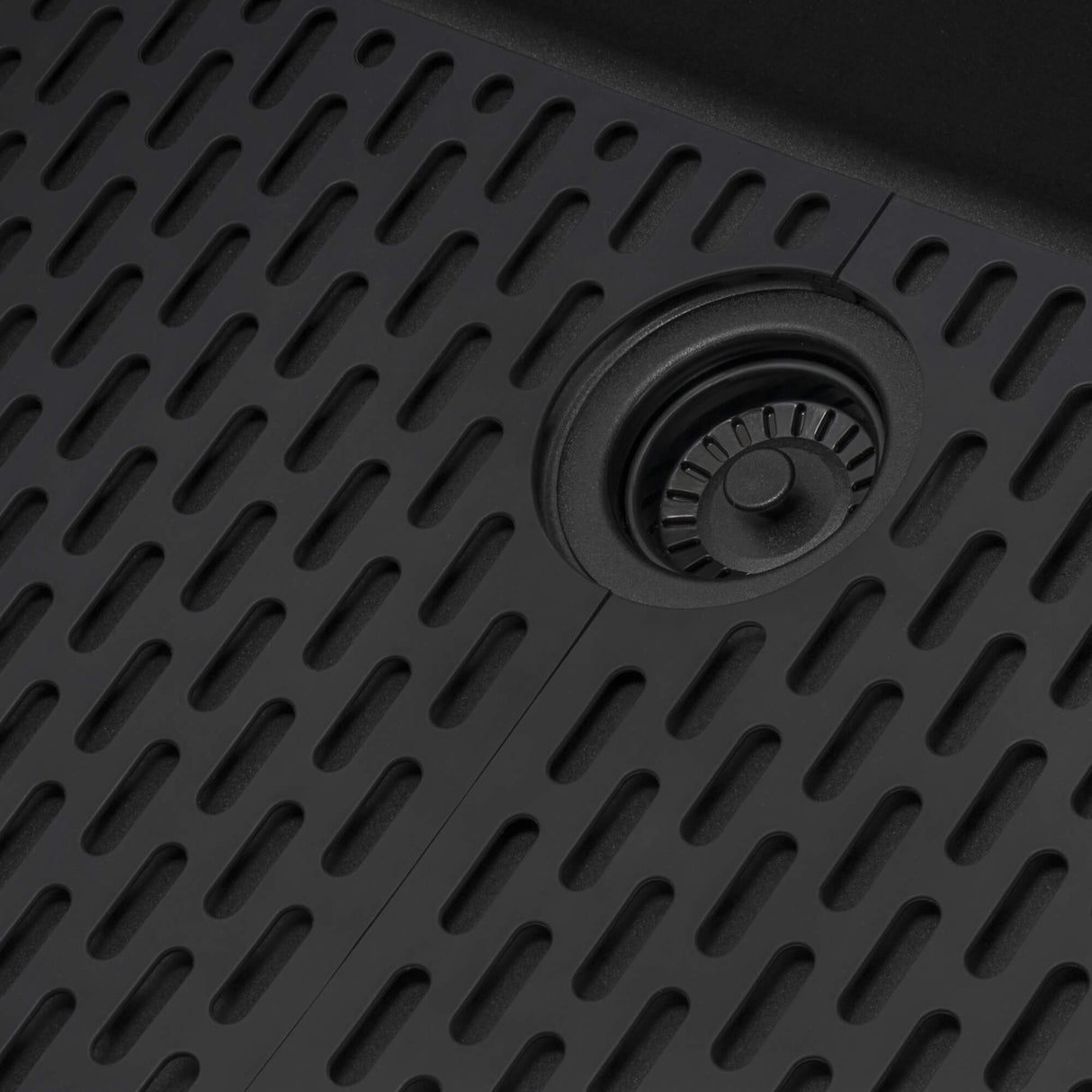 Ruvati 33-inch Granite Composite Workstation Matte Black Drop-in Topmount Kitchen Sink - RVG1302BK