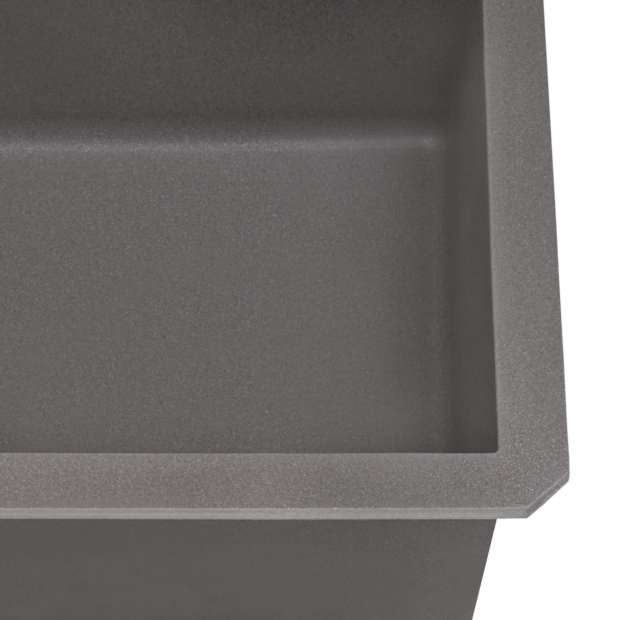 Ruvati 32 x 19 inch epiGranite Undermount Granite Composite Single Bowl Kitchen Sink - Silver Gray - RVG2033GR