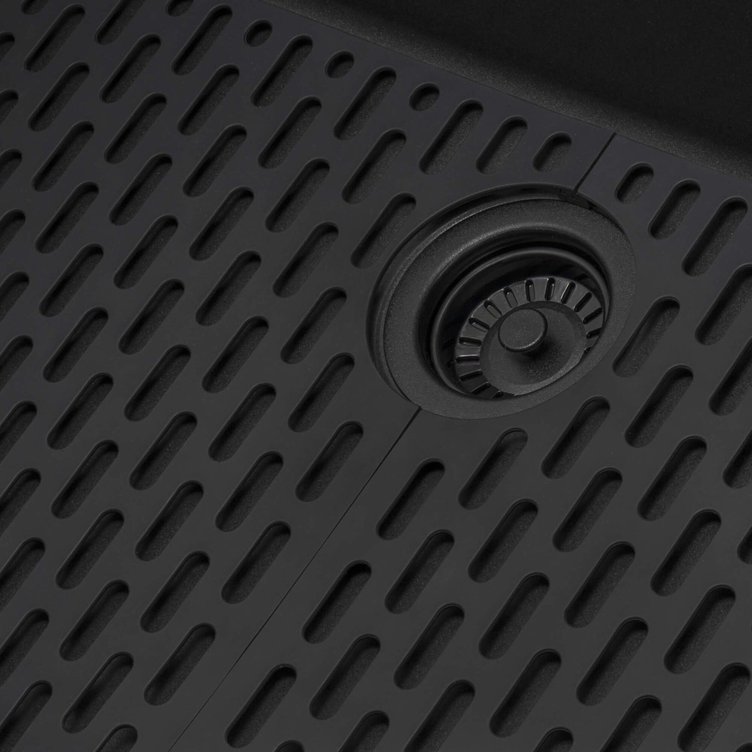 Ruvati 33-inch Undermount Workstation Granite Composite Kitchen Sink Matte Black - RVG2302BK