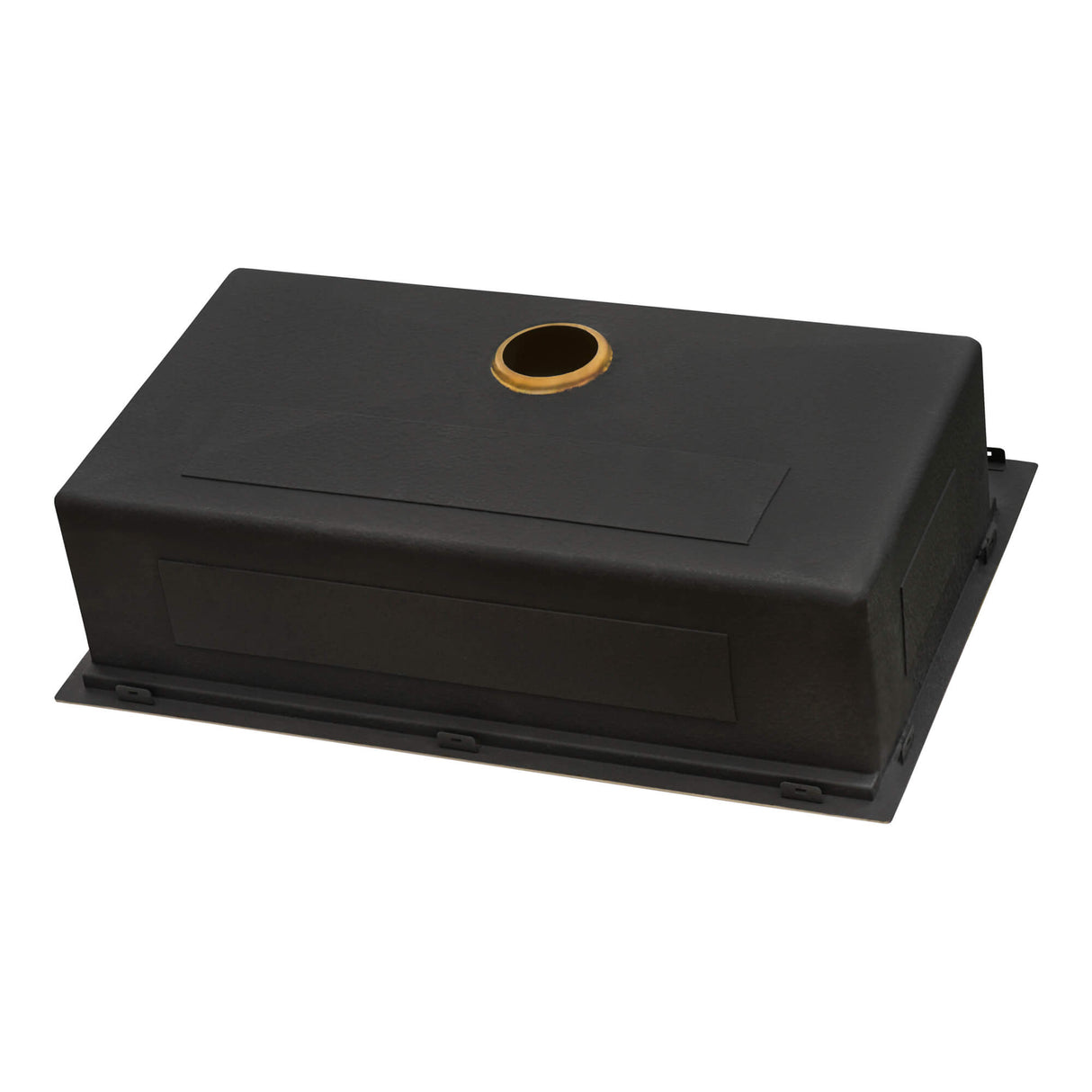 Ruvati 33 inch Polished Brass Matte Gold Workstation Drop-in Topmount Kitchen Sink Single Bowl - RVH5003GG