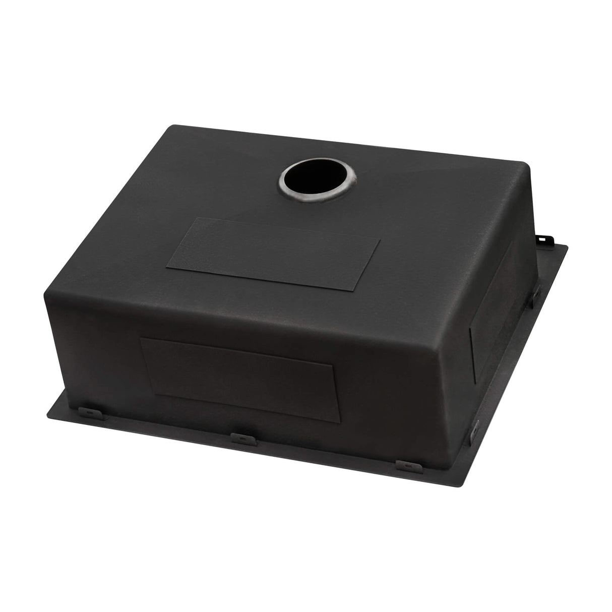 Ruvati 25 inch Gunmetal Black Stainless Steel Drop-in Topmount Kitchen Sink Single Bowl - RVH5007BL