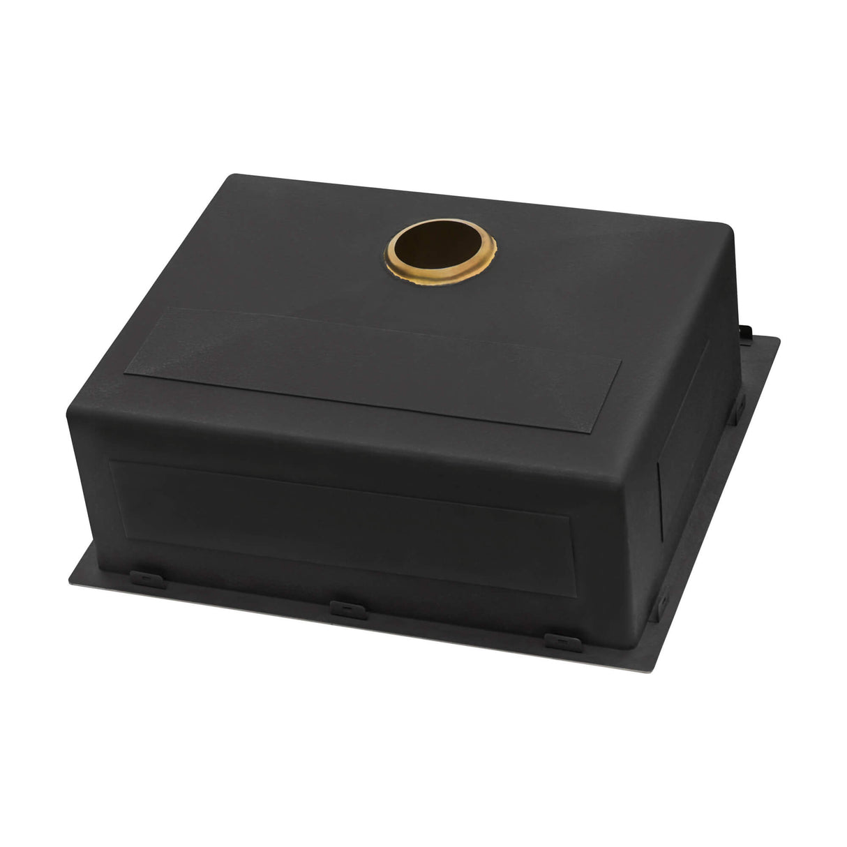 Ruvati 25 inch Polished Brass Matte Gold Drop-in Topmount Kitchen Sink Single Bowl - RVH5007GG