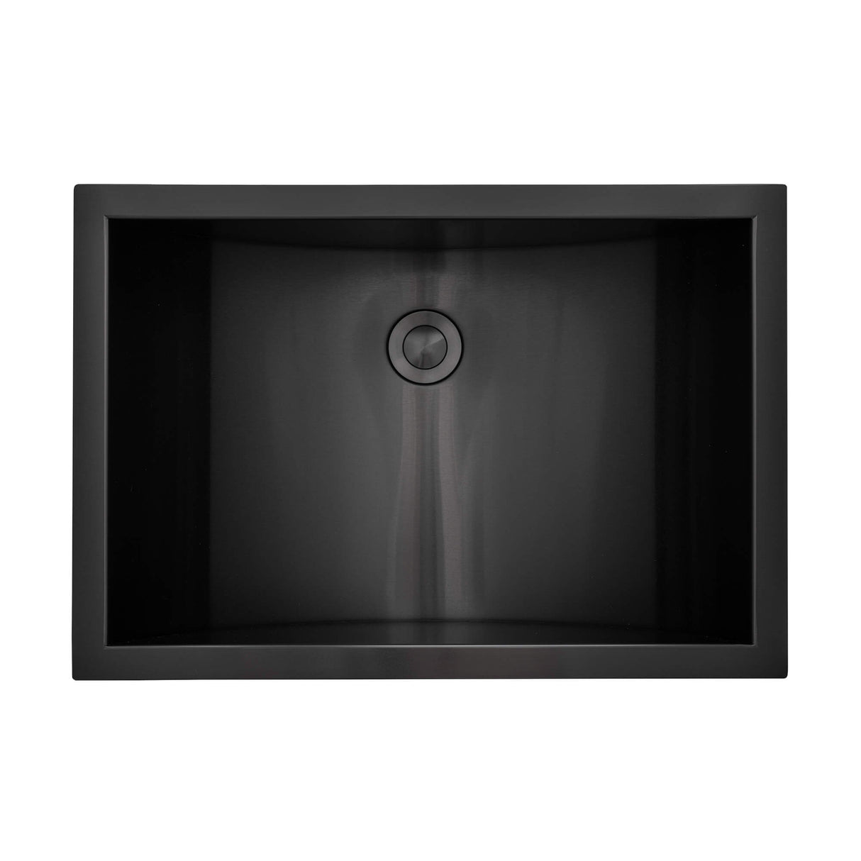 Ruvati 20 x 14 inch Semi-Recessed Drop-in Topmount Gunmetal Black Stainless Steel Rectangular Bathroom Sink - RVH6211BL