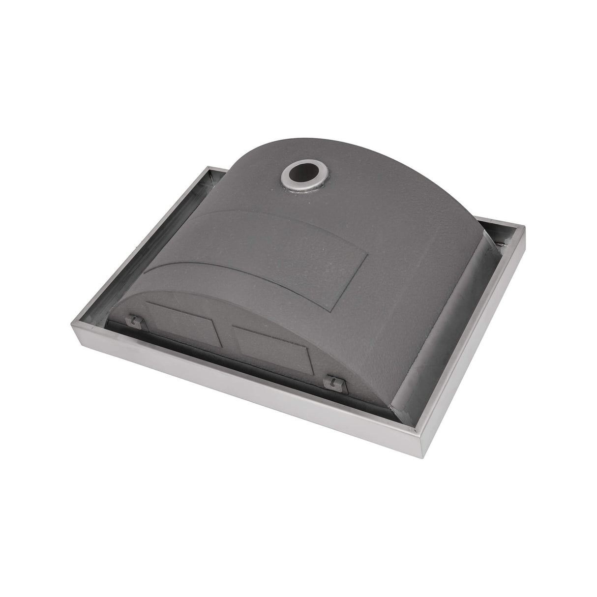 Ruvati 20 x 14 inch Semi-Recessed Drop-in Topmount Brushed Stainless Steel Rectangular Bathroom Sink - RVH6211ST