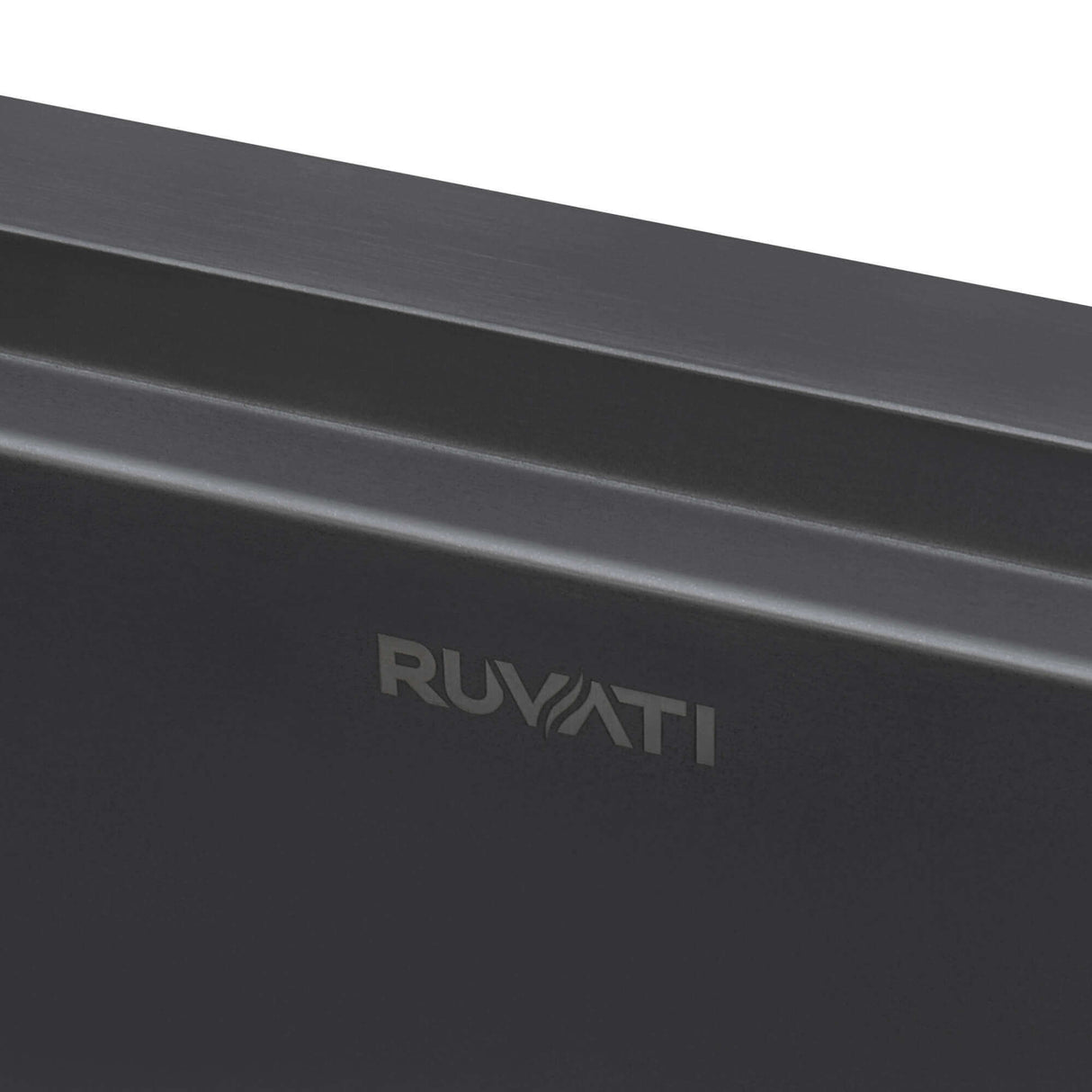Ruvati 30-inch Gunmetal Black Stainless Steel Workstation Undermount Kitchen Sink Single Bowl - RVH6530BL