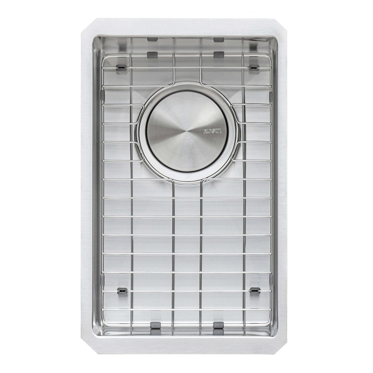 Ruvati 10 inch Undermount Bar Prep 16 Gauge Kitchen Sink Round Corners Stainless Steel Single Bowl - RVH7010