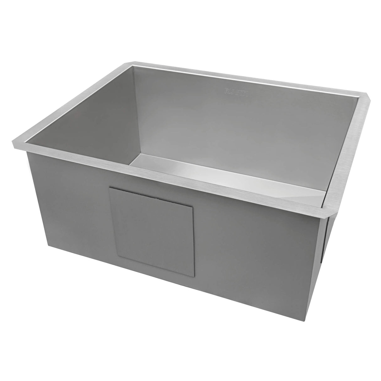 Ruvati 23-inch Undermount 16 Gauge Zero Radius Kitchen Sink Stainless Steel Single Bowl - RVH7100