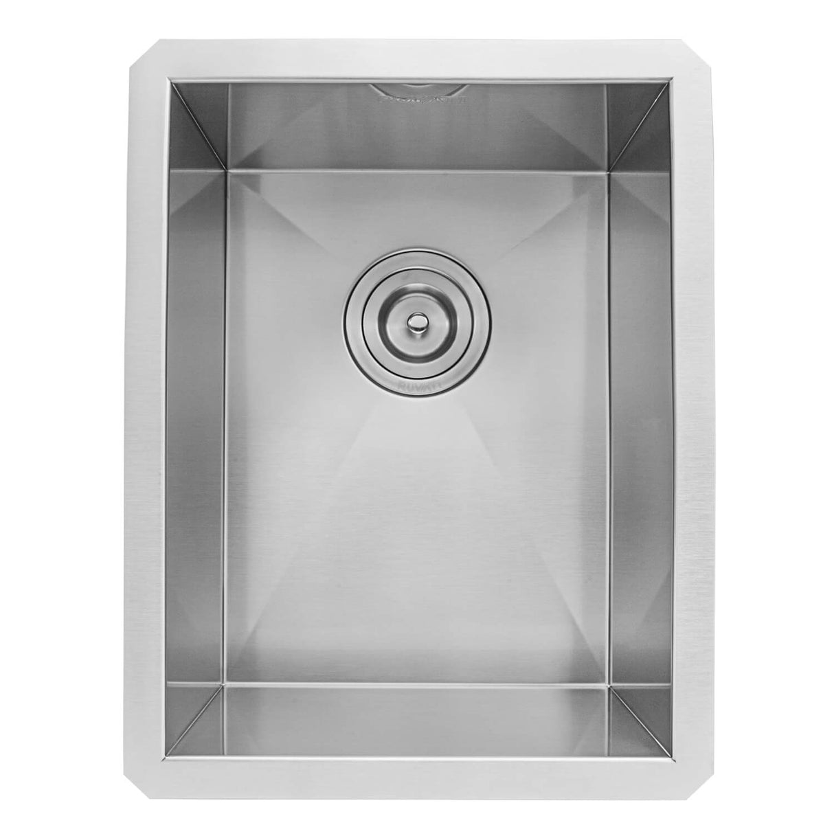 Ruvati 14-inch Undermount 16 Gauge Zero Radius Bar Prep Kitchen Sink Stainless Steel Single Bowl - RVH7110