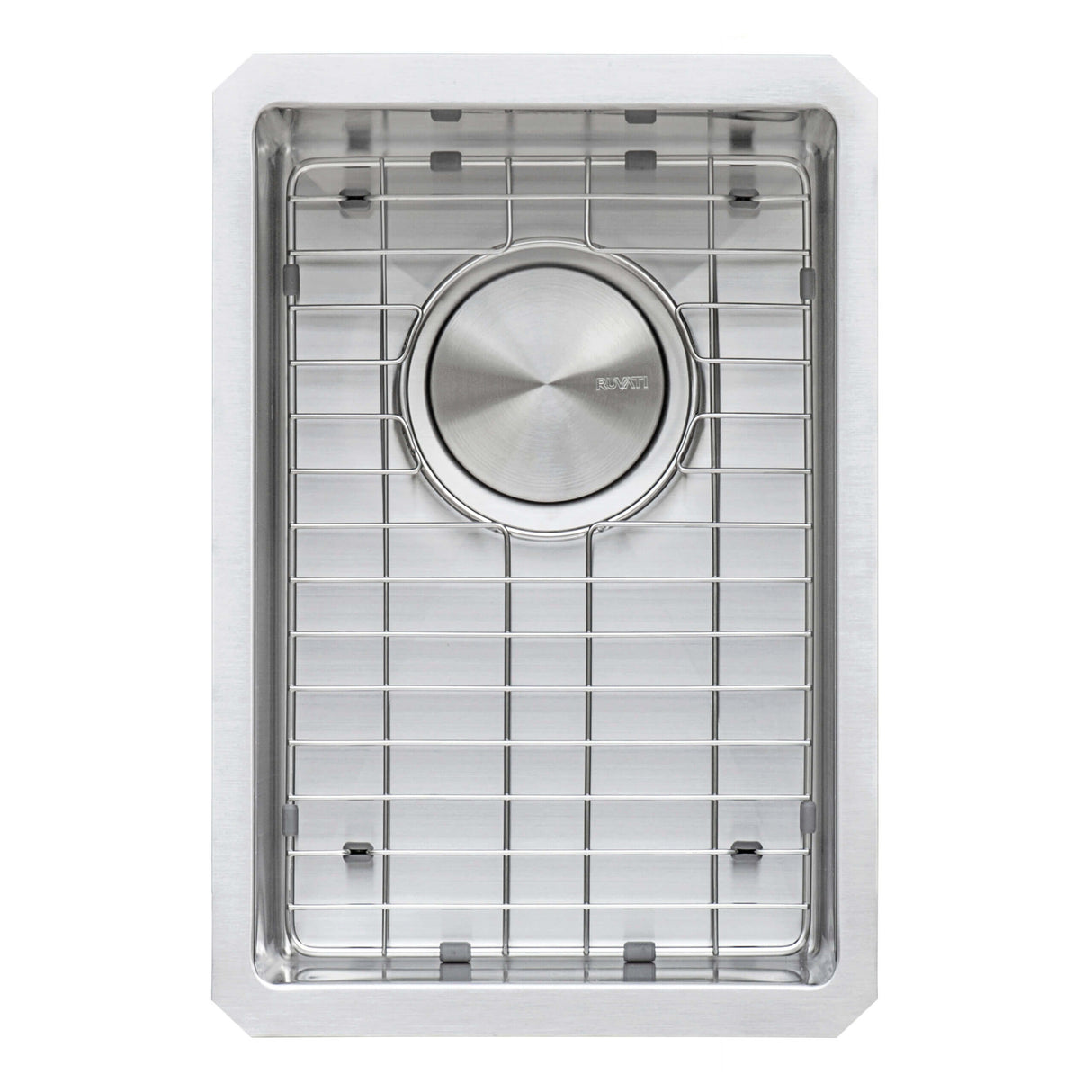 Ruvati 12 inch Undermount Bar Prep Kitchen Sink 16 Gauge Round Corners Stainless Steel Single Bowl - RVH7112