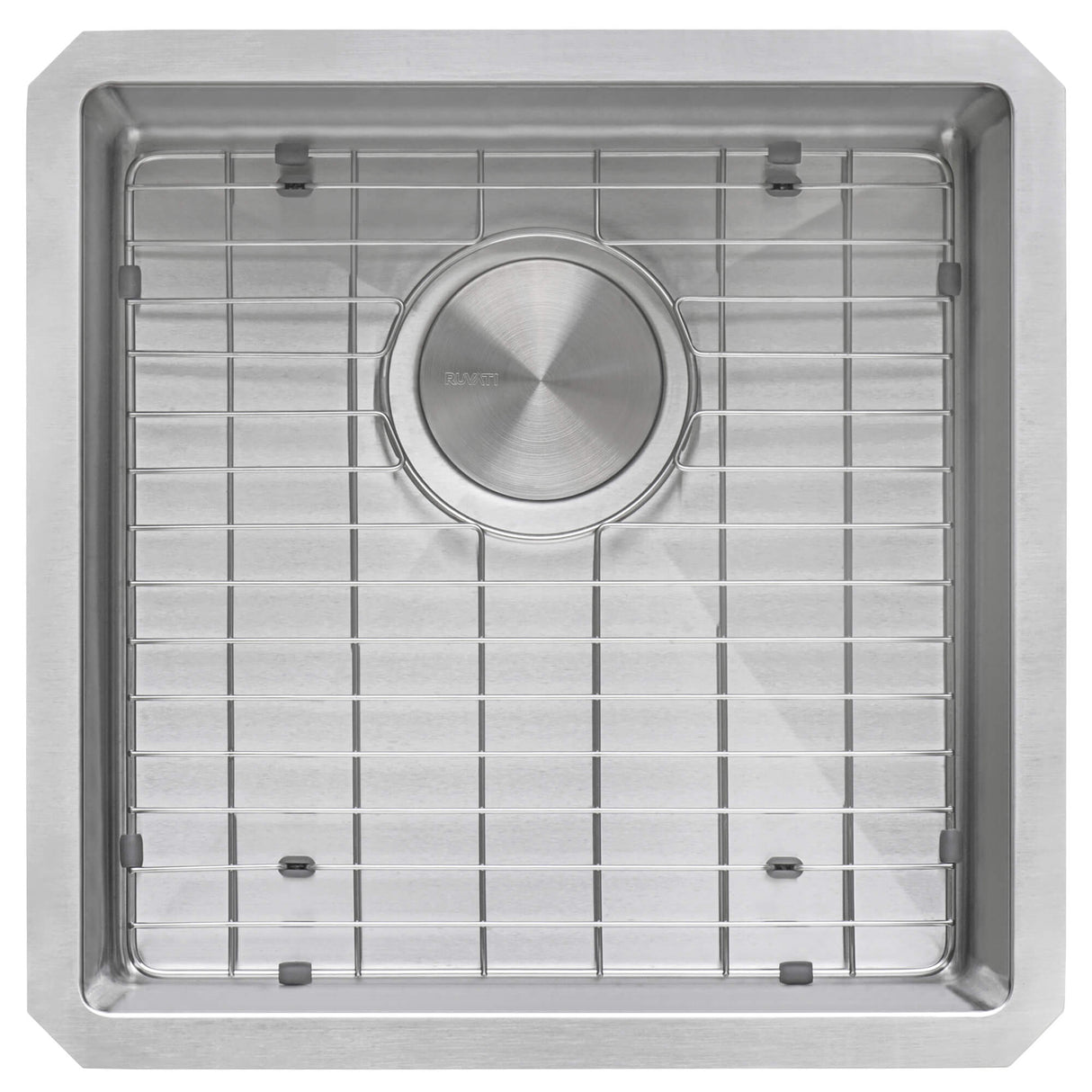 Ruvati 18 inch Undermount Bar Prep 16 Gauge Kitchen Sink Round Corners Stainless Steel Single Bowl - RVH7118