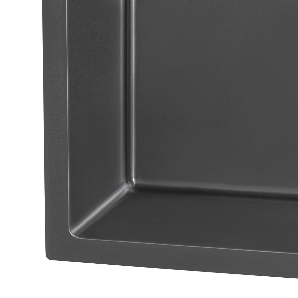 Ruvati 15 inch Gunmetal Black Stainless Steel Drop-in Topmount Bar Prep Sink Single Bowl - RVH8115BL