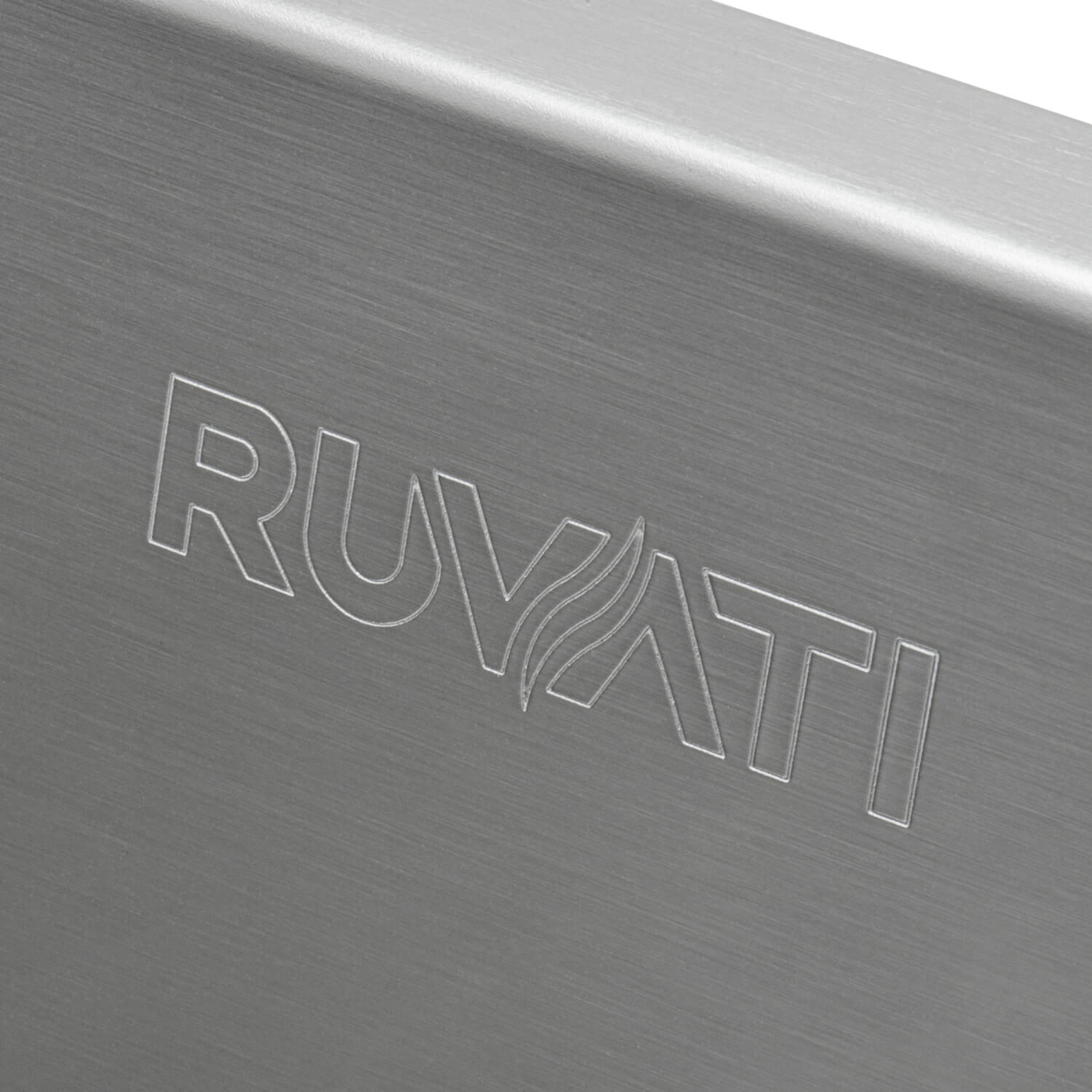 Ruvati 32-inch Glass Rinser Sink Workstation Ledge Undermount 16 Gauge Stainless Steel Kitchen Sink Single Bowl - RVH8512