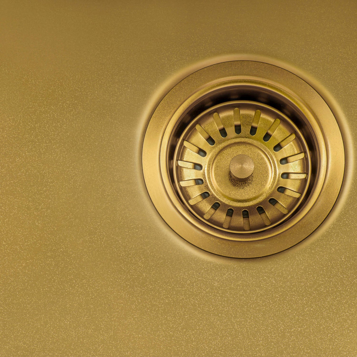 Ruvati 33-inch Satin Brass Matte Gold Stainless Steel 60/40 Double Bowl Apron-Front Farmhouse Kitchen Sink - RVH9742GG