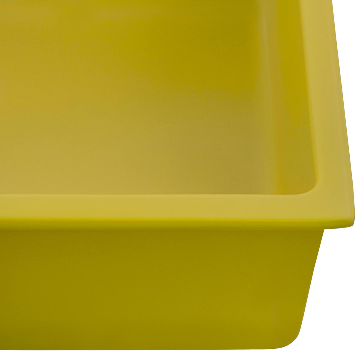 Ruvati 30-inch Fireclay Undermount / Drop-in Topmount Kitchen Sink Single Bowl - Yellow - RVL3030YL