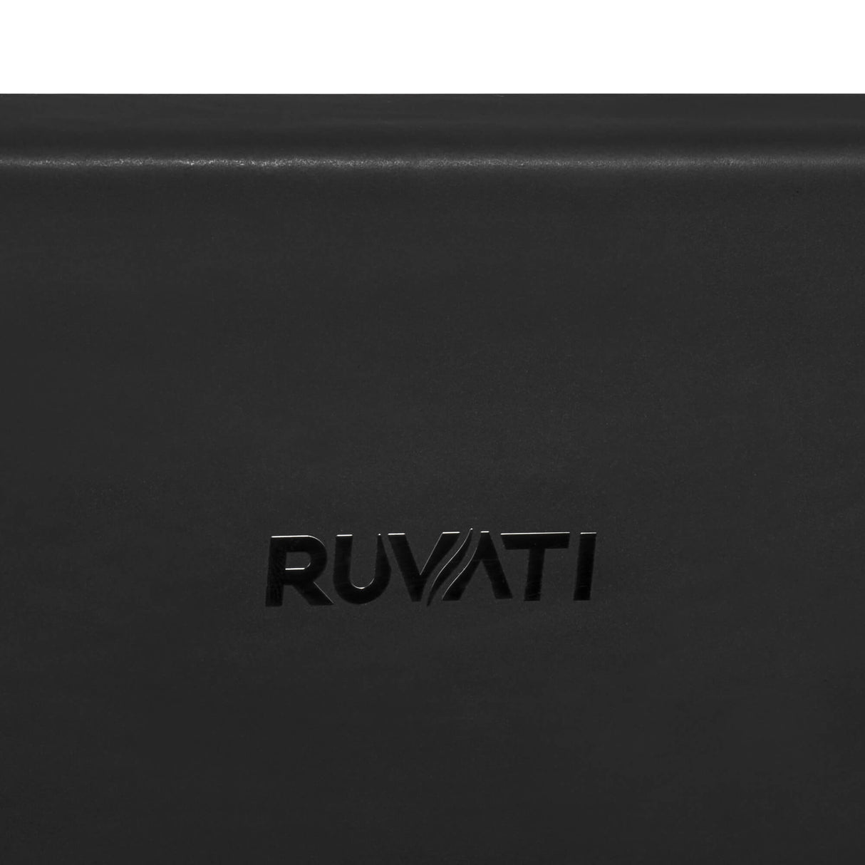Ruvati 30-inch Matte Black Fireclay Modern Farmhouse Offset Drain Kitchen Sink Single Bowl - RVL4018MBK