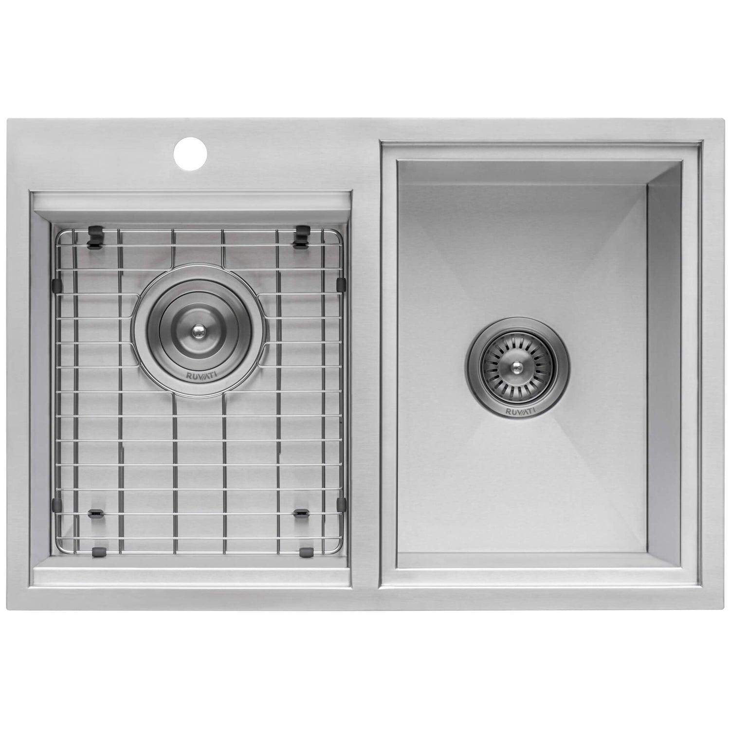 Ruvati Insulated Ice Chest and Outdoor Sink 29 x 20 inch BBQ Workstation Topmount T-316 Stainless Steel - RVQ6290