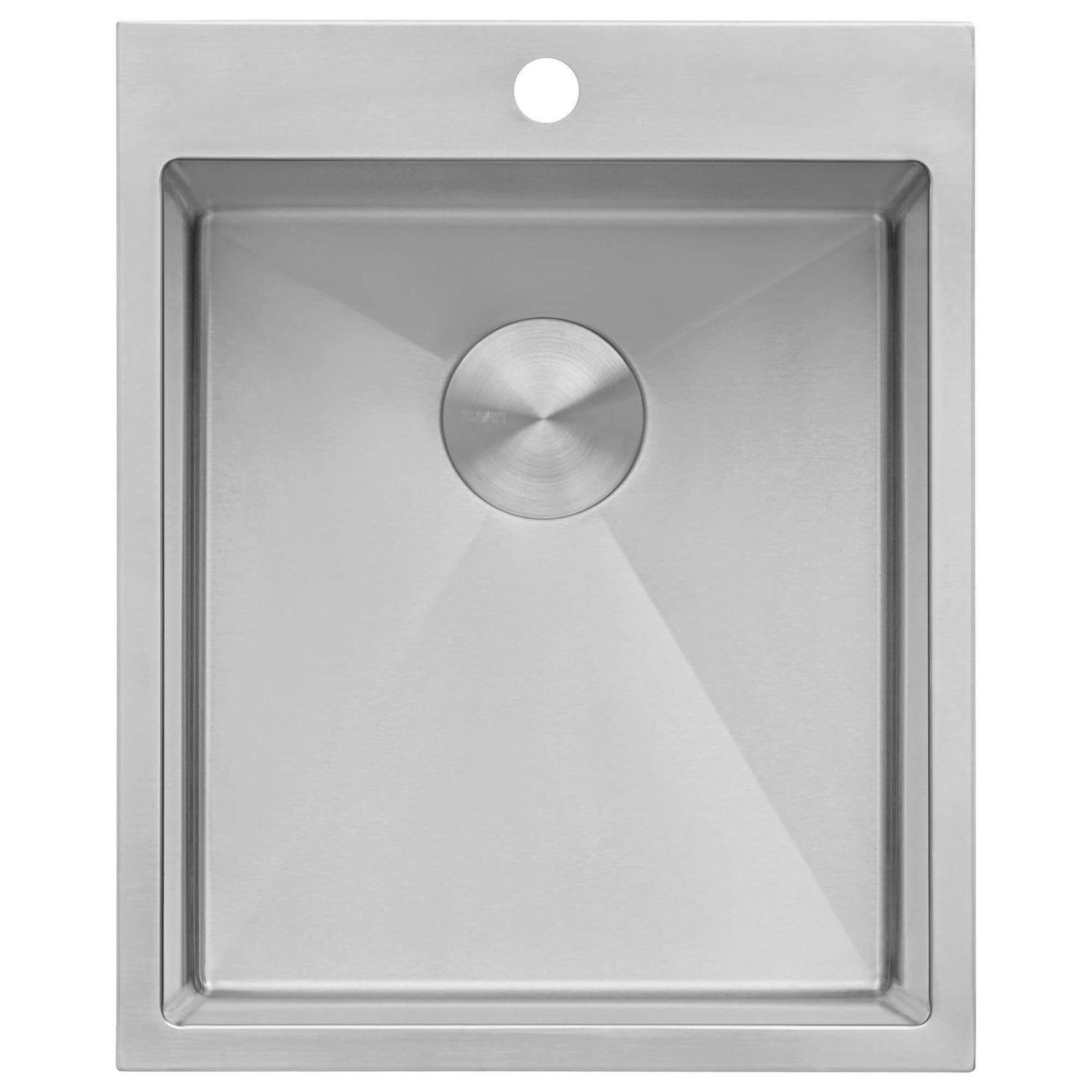 Ruvati Topmount Laundry Utility Sink 18 x 22 x 12 inch Rounded Corners Deep 16 Gauge Stainless Steel - RVU6018